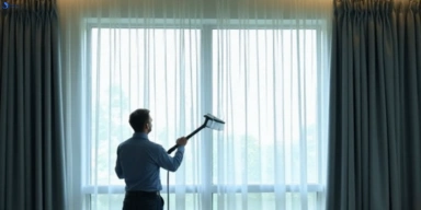 Commercial curtain steam cleaning service kenmore-hills hotels offices